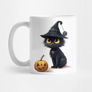 black cats lover for halloween Mug